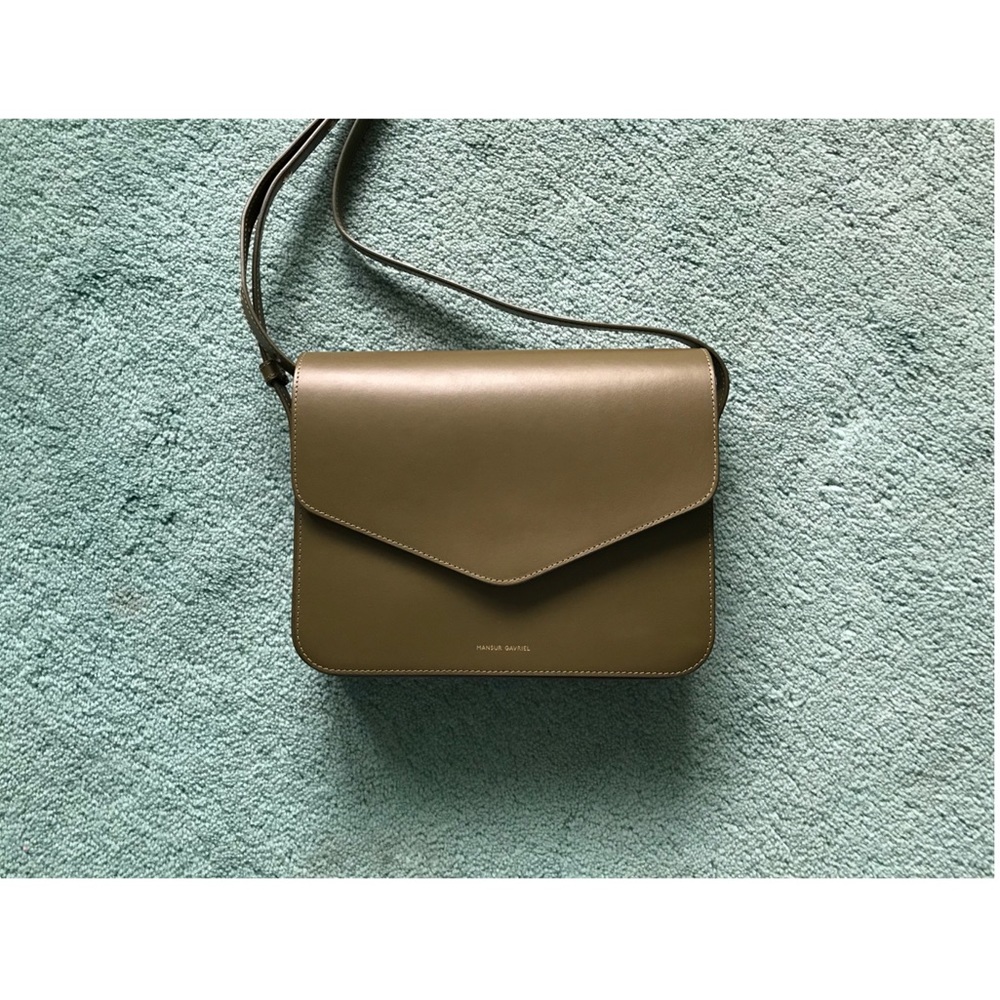 Mansur Gavriel Calf Envelope Crossbody Moss - Picture 3 of 15